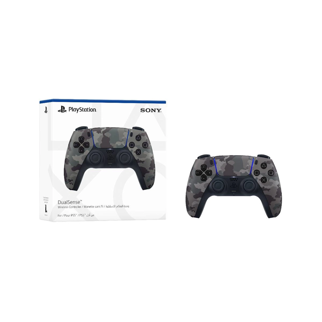 PlayStation DualSense Controller Grey Camouflage