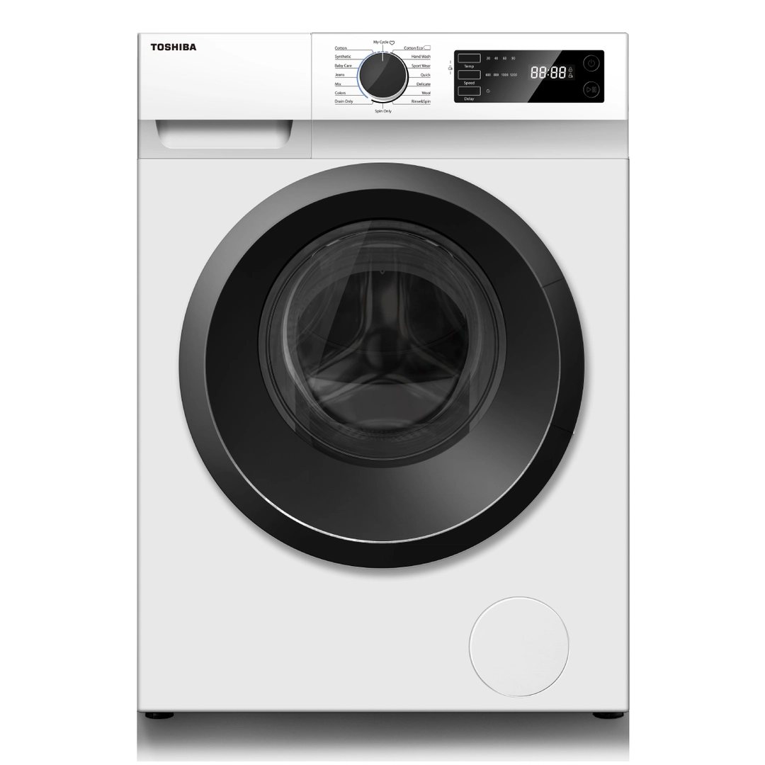 غسالة توشيبا 7 ك فتحة أمامية ابيض TW-BK80S2BB