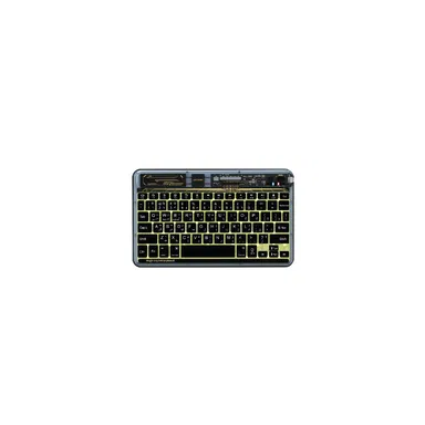 Porodo Wireless Slim Portable Bluetooth Keyboard Mouse Black