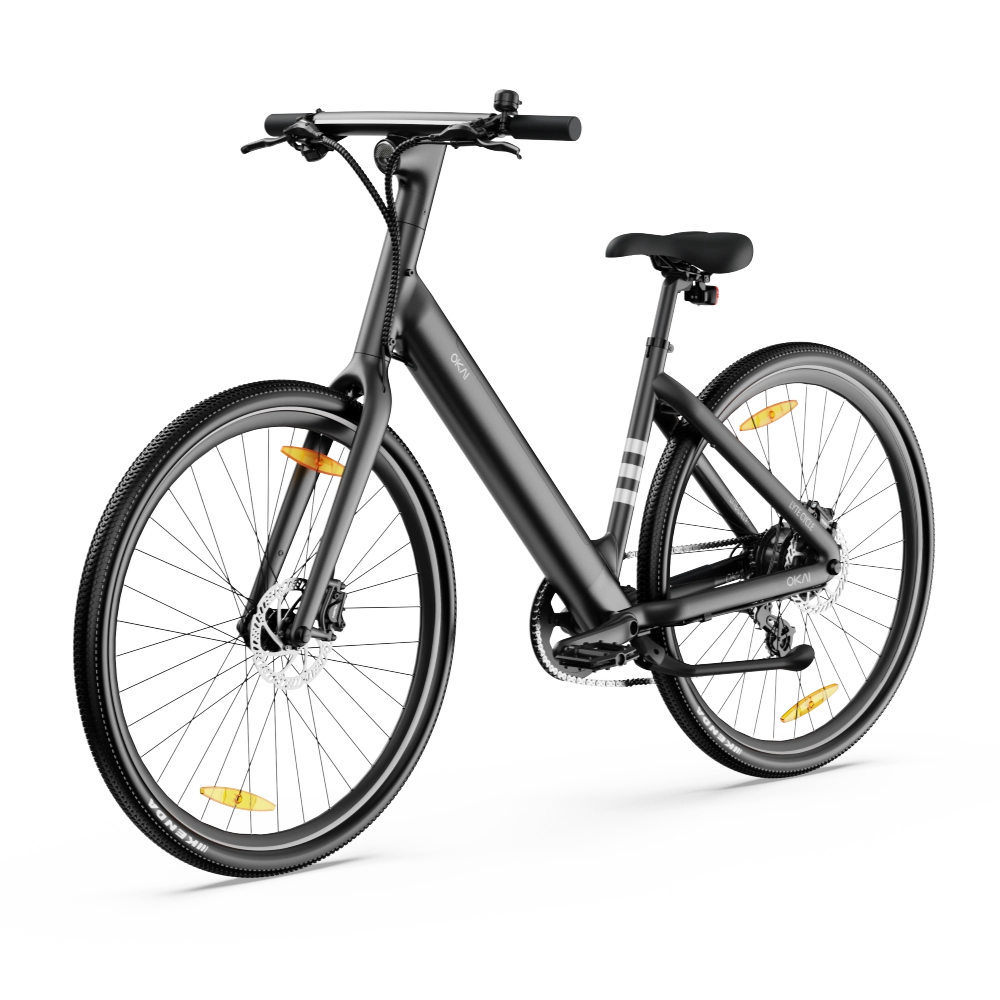 Okai LyteCycle EB60 Electric Bike, 32 Km/h Speed, 61 Km Distance,  Black– EB60-BLK