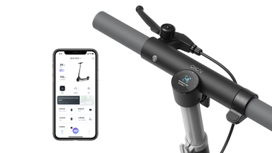 سكوتر كهربائي أوكاي نيون لايت قابل للطى، سرعة 25 كم/ساعة، مدى 30 كم، أسود - ES10-BLK