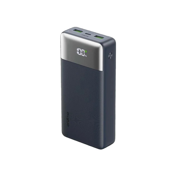 باور بانك أورايمو بسعة 20000 مللي أمبير/ساعة وقوة 22.5 واط، مزود بثلاثة منافذ، أسود - OPB-7200Q