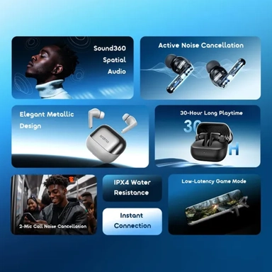 سماعات أذن أورايموTWS OTW-323-BK سوداء