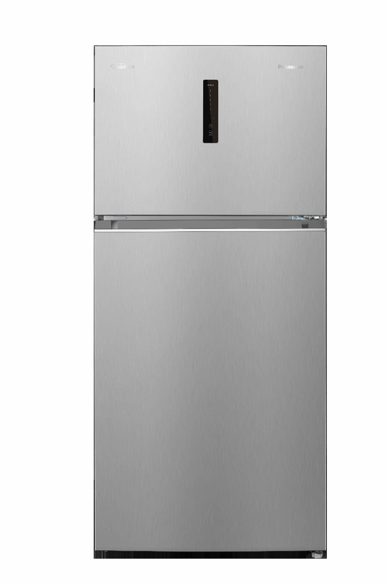 ثلاجة باناسونيك، بابين، سعة 18.2 قدم، فضي - NR-BC641VSSA