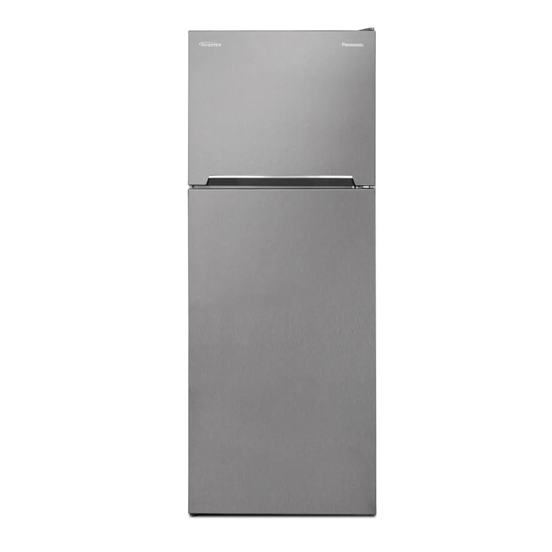 ثلاجة باناسونيك، بابين ، سعة 15.2 قدم، فضي - NR-BC573VSSA