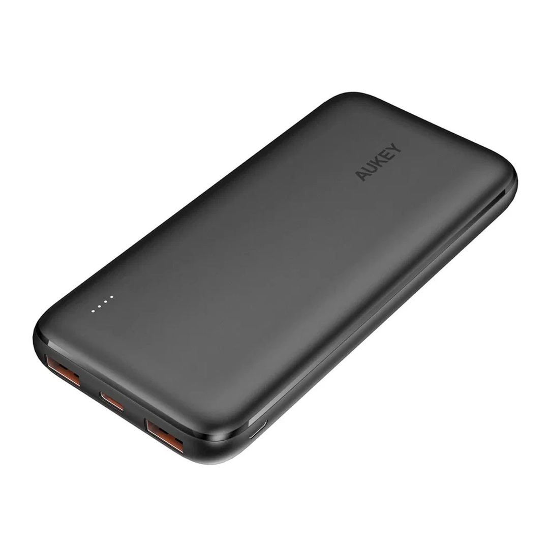 Aukey Power Bank 20W PD 10,000 mAh & USB-C Black