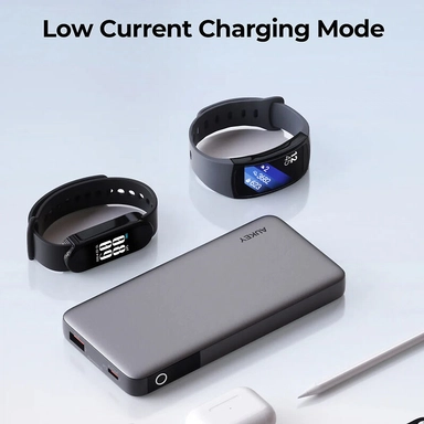 Aukey 10000mAh PowerBank with 30W PD 1 USB-A+1 Type-C Grey