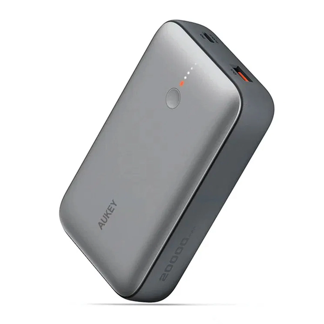 اوكي، بطارية متنقلة سبارك، 20000 مللي أمبير، 20 وات، رمادي