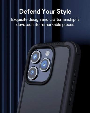 Aukey Hard Shell Iphone 15 Pro Max 3M Drop Protection Strong Magnetic Gray