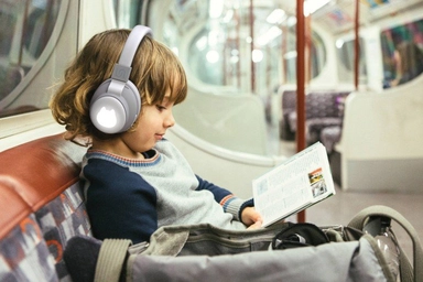Porodo Kids Wireless Headphone Comfortable And Safe White