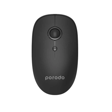Porodo 2 in 1 Wireless Bluetooth Mouse Black