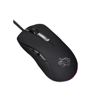 Porodo Gaming BlackHawk 8D Wired Gaming Mouse Black