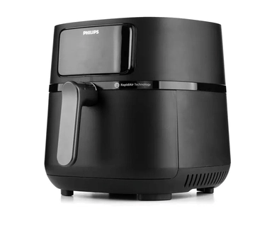 قلاية هوائية فيليبس 5000 سلسلة XXL ديجيتال، 7.2 لتر، 2000 واط، اسود - HD9285/94