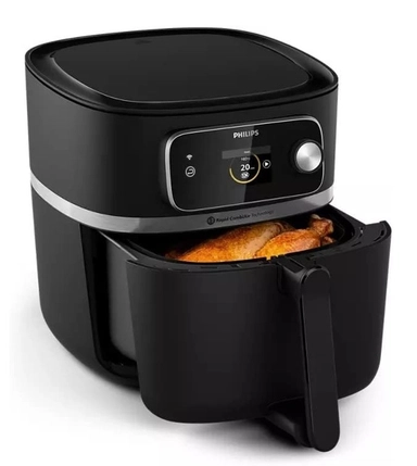 قلاية هوائية فيليبس كومبي XXL ديجيتال، 8.3 لتر، 2200 واط، اسود - HD9880/91