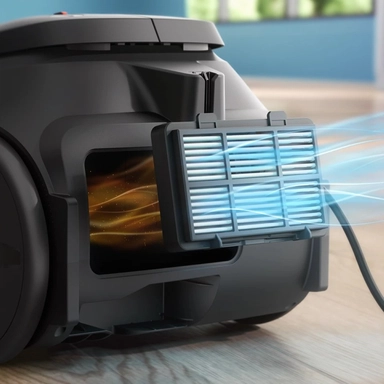 مكنسة فيليبس 2000، بكيس، 1800 واط، احمر - XD2042/10