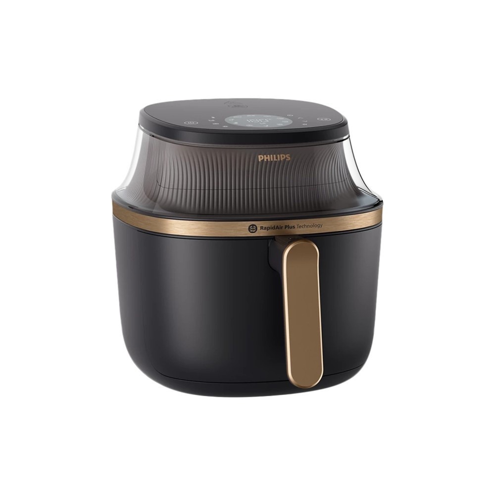 قلاية هوائية من سلسلة فيليبس 3000 (رقمية)، سعة 6.2 لتر، قدرة 1700 واط، أسود - NA332/00