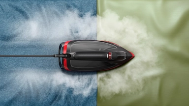 فيليبس، كاوية بخار، 300 مل، 2800 واط، أسود وأحمر - DST6130/46