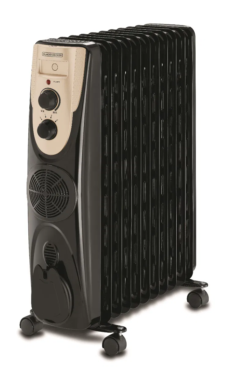 دفايه بلاك & ديكر زيت 2500 واط 11 ريشة اسود OR011FD-B5