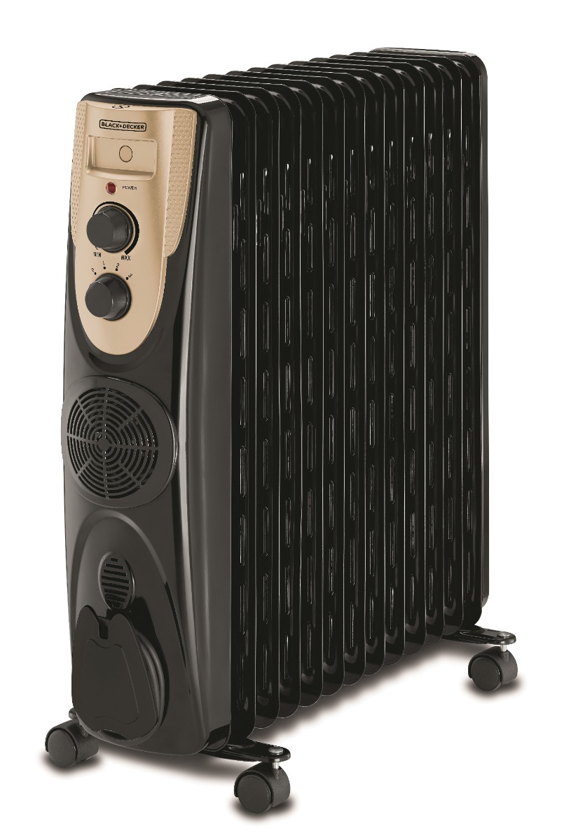 دفايه بلاك & ديكر زيت 2500 واط 13 ريشة اسود OR013FD-B5