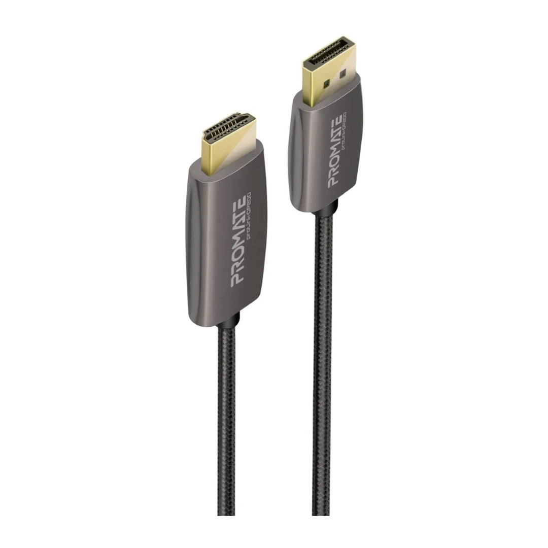 Promate 4K@60Hz Display Port to HDMI Cable 2m Grey 