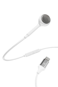 Powerology Mono Earphone Lightning Connector White