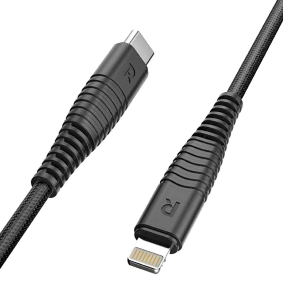 RAVPower Nylon Type-C to Lightning Cable ,RP-CB061 1m, Black