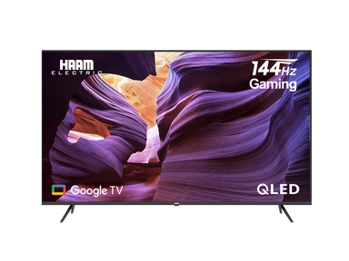 شاشة هام 65 بوصة Google TV  144HZ QLED UHD  سمارت QHM65UH585KGO144H