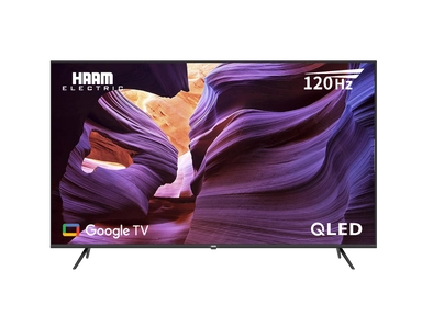 شاشة هام 75 بوصة Google TV  120HZ QLED UHD  سمارت QHM75UH575KG120H