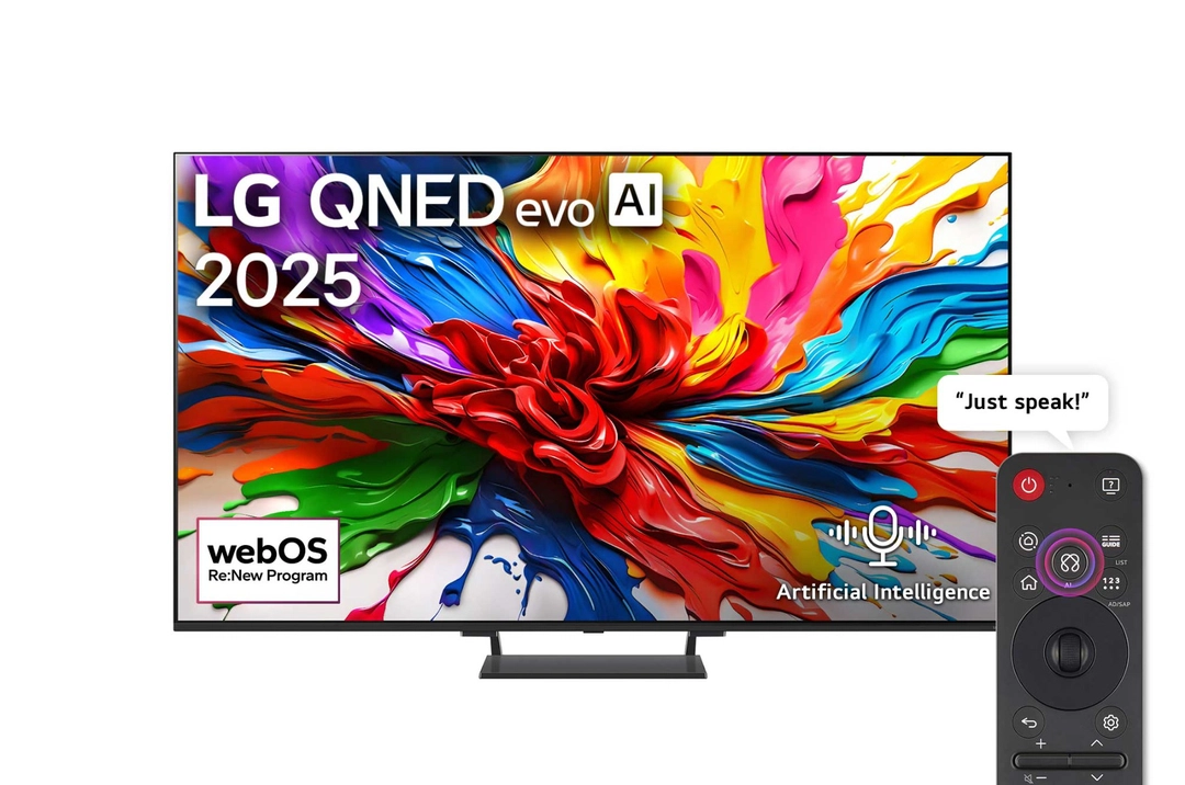 شاشة LG مقاس 85 بوصة WiFi سمارت 4K 85QNED93A6A