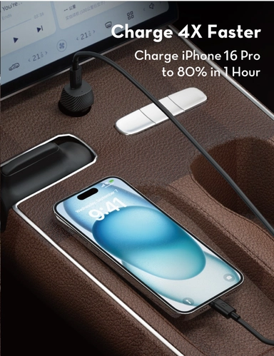 مجموعة باور بنك راف باور، باور بنك 10000 ملّي أمبير – PB1228، وشاحن سيارة – VC1017، وكابل شحن – CB1021، وRP-VC1014 – أسود