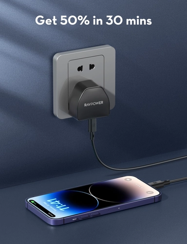 راف باور، شاحن جداري PC1041، شاحن سيارة VC1017، كابل CB1021