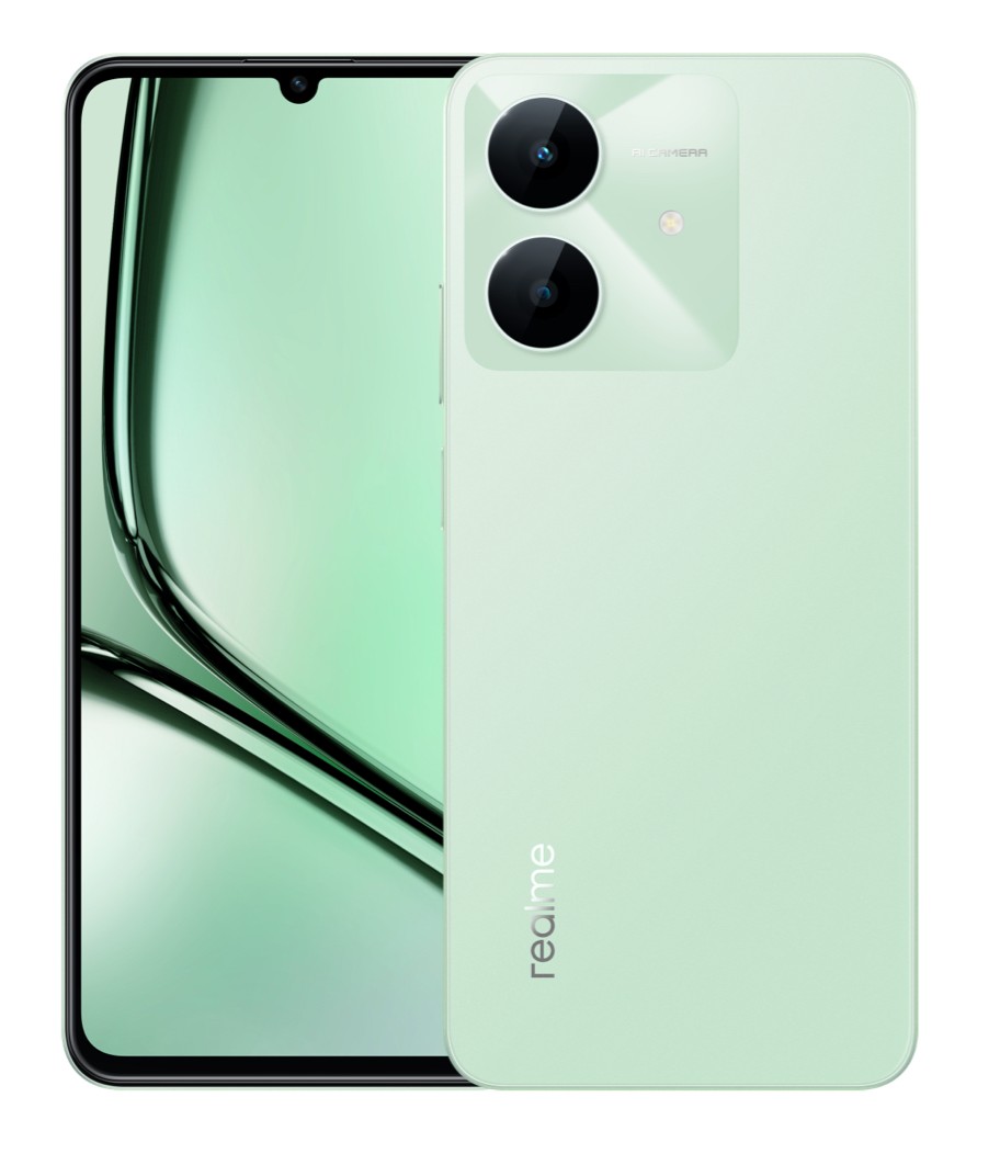 ريلمي نوت 60 اكس، 128 جيجابايت، 4 جيجابايت رام، 4G، شريحتين اتصال – اخضر بري