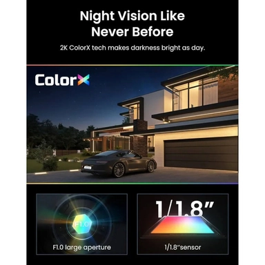 Reolink Altas 2K 4MP Wireless Outdoor & Indoor Bullet Battery & Solar Security Camera with 10s Pre-Recording, White - BWB2K01W