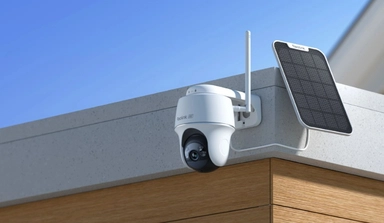 Reolink Argus PT Ultra 4K 8MP Wireless Outdoor Pan & Tilt 360° Solar & Battery Security Camera, White - BWPT4K04