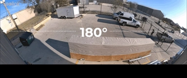 كاميرا مراقبة ريولينك Duo 2V PoE سلكي PoE خارجية مزدوجة العدسة مقاومة للتخريب، 8 ميجابكسل 4K، رؤية بانورامية 180°، ابيض - PCDUOB4K03