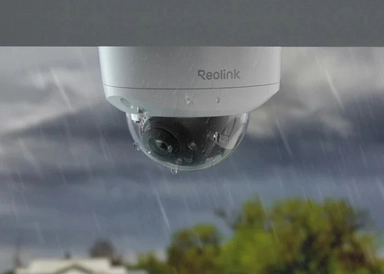 كاميرا مراقبة ريولينك Duo 2V PoE سلكي PoE خارجية مزدوجة العدسة مقاومة للتخريب، 8 ميجابكسل 4K، رؤية بانورامية 180°، ابيض - PCDUOB4K03