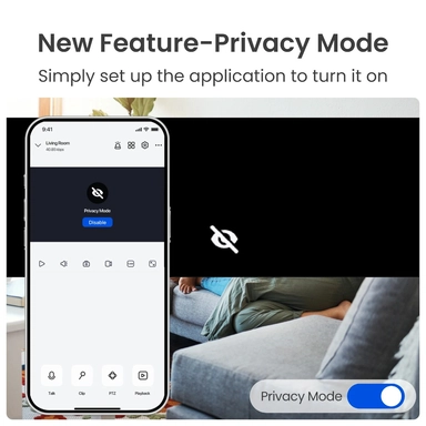 كاميرا مراقبة متحركة ريولينك E321 لاسلكي داخلية  (Pan & Tilt)، 3 ميجابكسل، ابيض - WCE1PT2K04