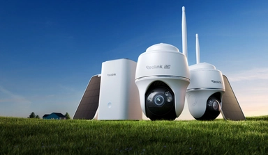 Reolink Home Hub Kit Wireless WiFi Indoor 4K 8MP PT Solar Security Camera System, White – BWS4KPT02SPW64-2