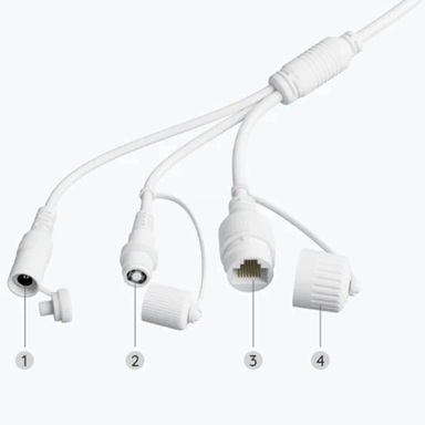 Reolink P320 Wired PoE Outdoor Security Camera, 3K 5MP, White - PC510AB2K01