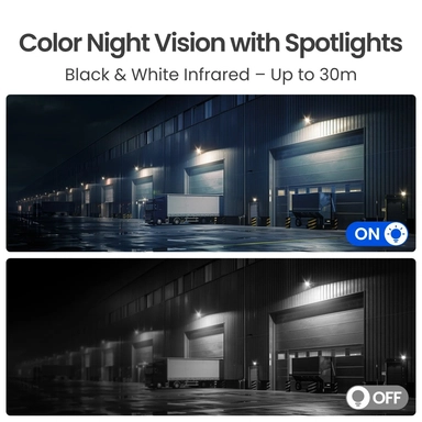 Reolink RP-PCB12M Wired PoE Indoor Security Camera with Spotlights, 12MP Ultra HD, White - PCRPB6K01