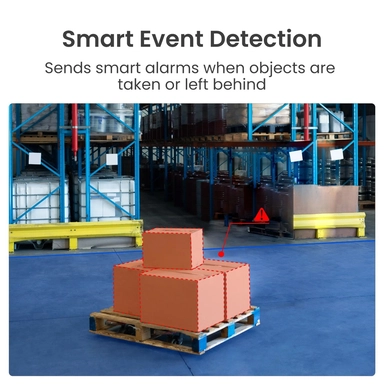 Reolink RP-PCB12M Wired PoE Indoor Security Camera with Spotlights, 12MP Ultra HD, White - PCRPB6K01