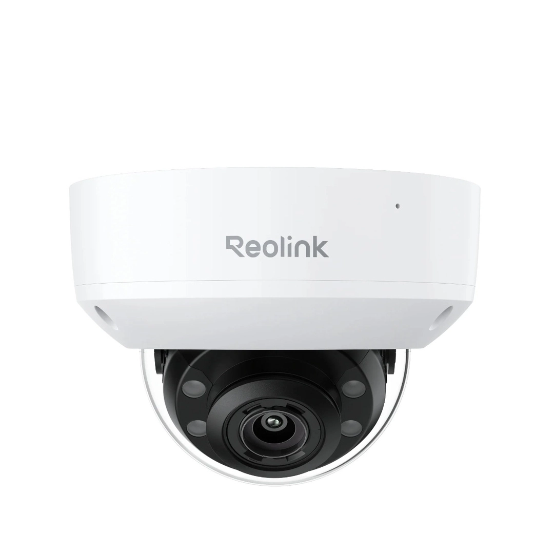 Reolink RP-PCV8MZ Wired PoE Outdoor Vandal-Proof Dome Security Camera, 4K 8MP, 5× Optical Zoom, White - PCRPD4K02