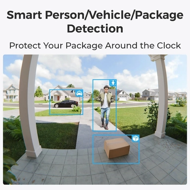 Reolink Smart Video Doorbell Battery, Wi-Fi, Outdoor, Black - DB2K03B