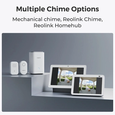 Reolink Smart Video Doorbell Battery, Wi-Fi, Outdoor, Black - DB2K03B