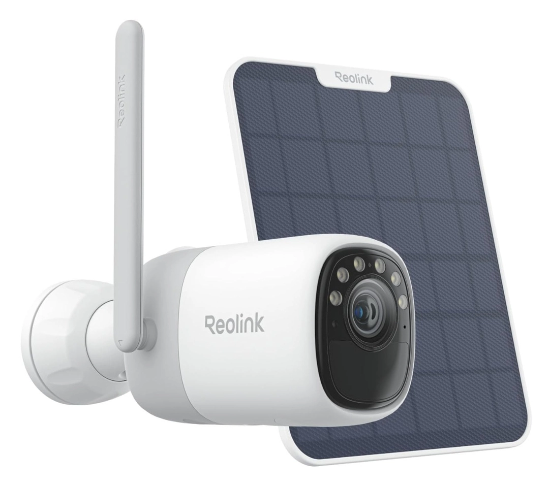 Reolink WiFi 4MP Wireless Outdoor Pan & Tilt Solar Spotlight Security Camera 2K, White - BWB2K01SP