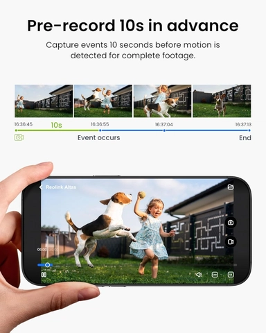 Reolink WiFi 4MP Wireless Outdoor Pan & Tilt Solar Spotlight Security Camera 2K, White - BWB2K01SP