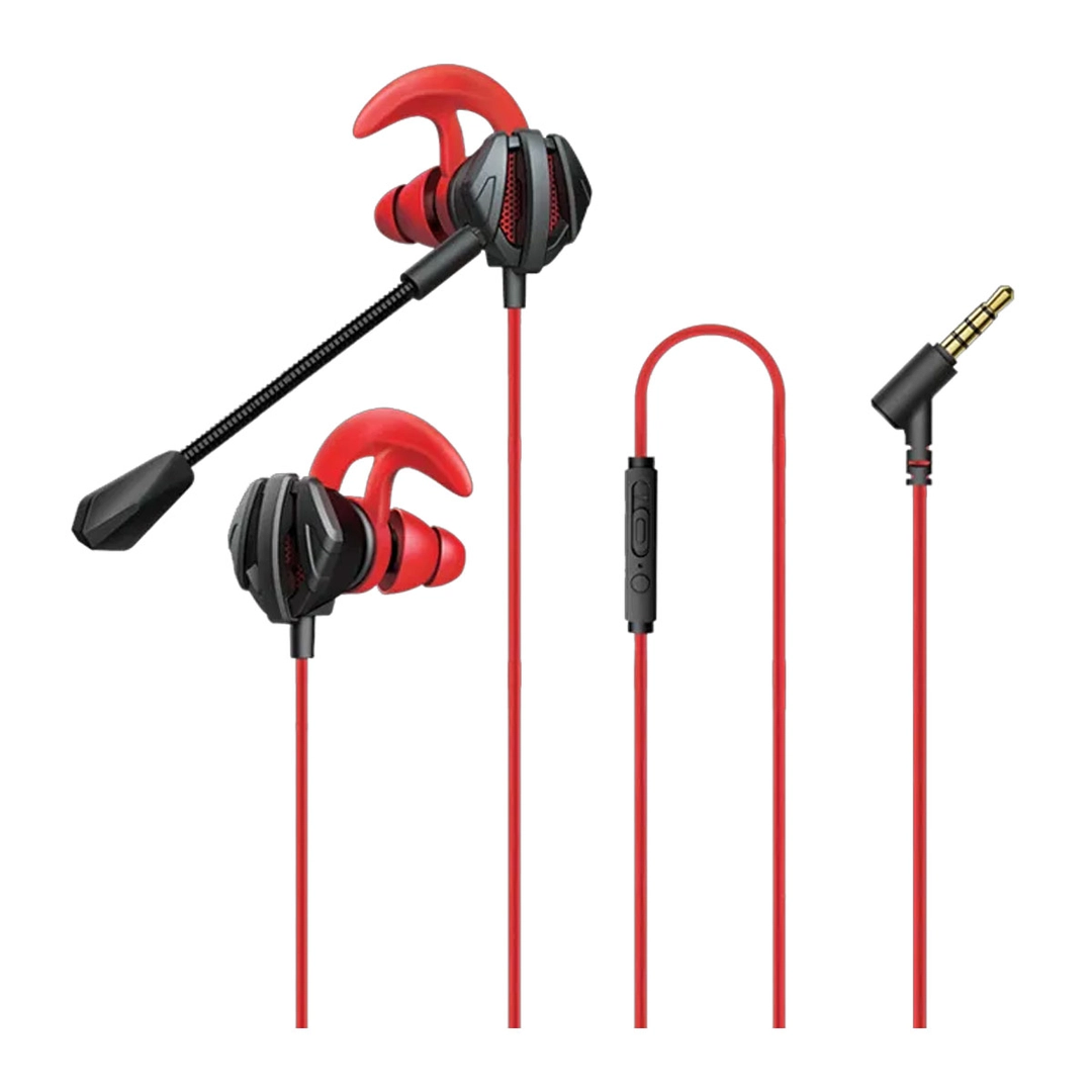 Recci Earphone 3.5 REP19 Red Black