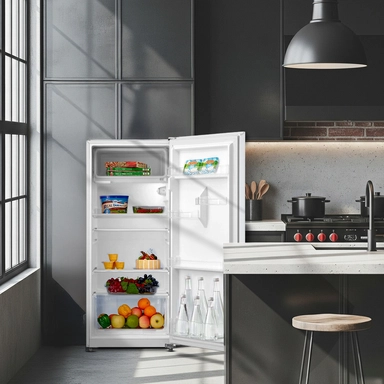 Xper  One Door Refrigerator, White, 6.7 Cu. Ft. , RFXP235WDF