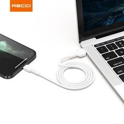 Recci Cable Lightining Plastic White
