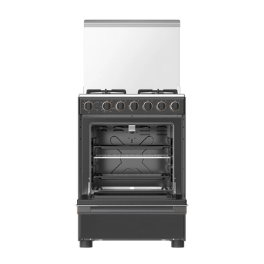 Toshiba 60*60 Gas Stand Oven, 4 Burners, Cast Iron RLA1-60MG4GE(GMR)-SA